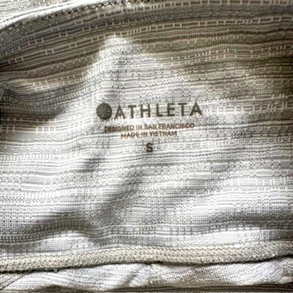 Athleta sz S High Rise Jacquard Mesh Chat to Town Capri Leggings - Picture 7 of 7